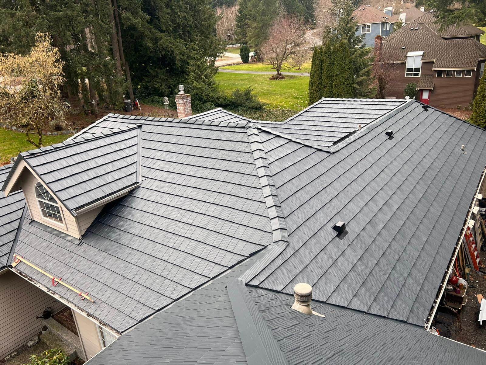Roofing work by ShieldPro Roofing Inc.